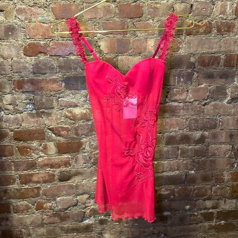 Vintage mesh slip